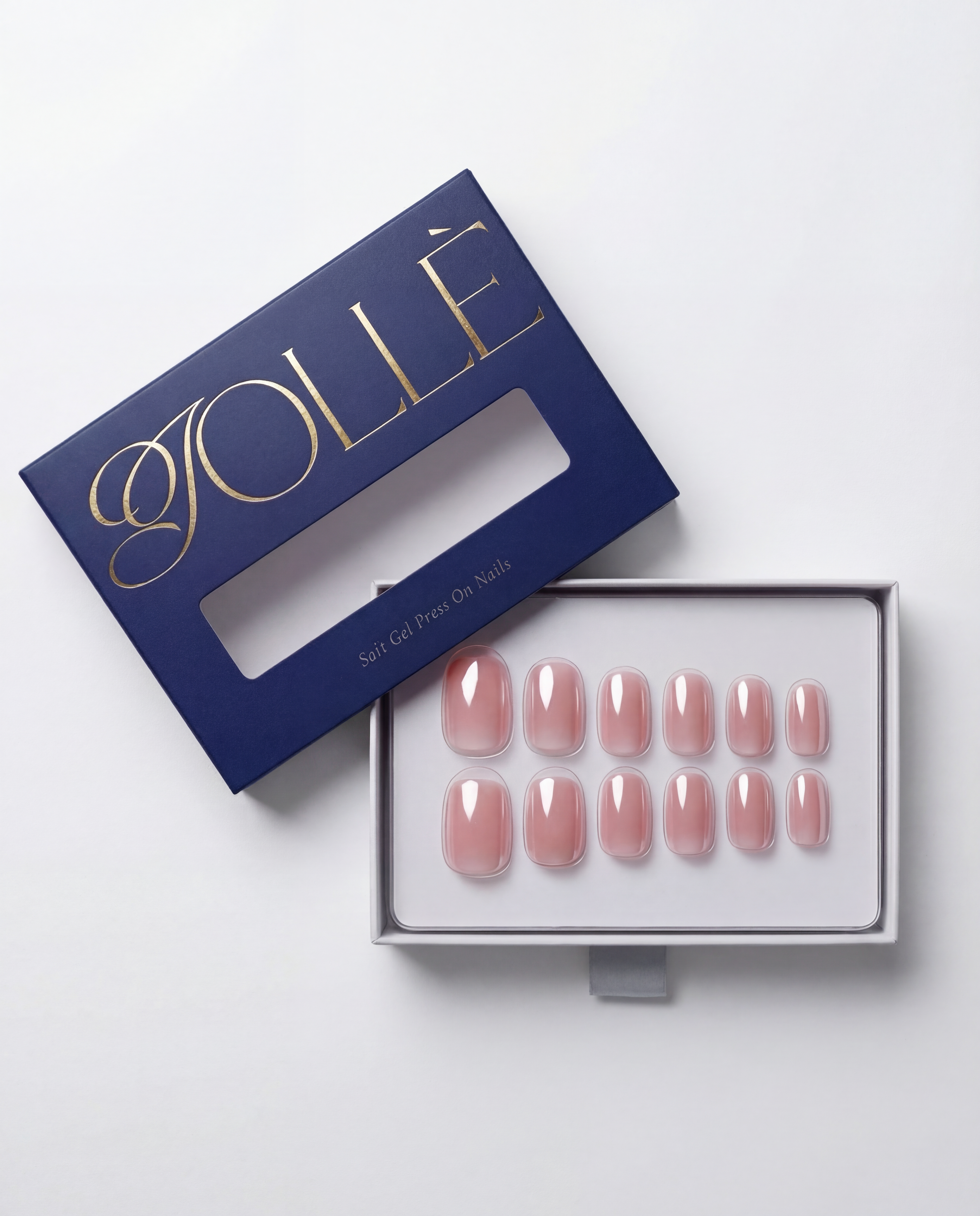 J·11 — Nude Glaze · Short Square