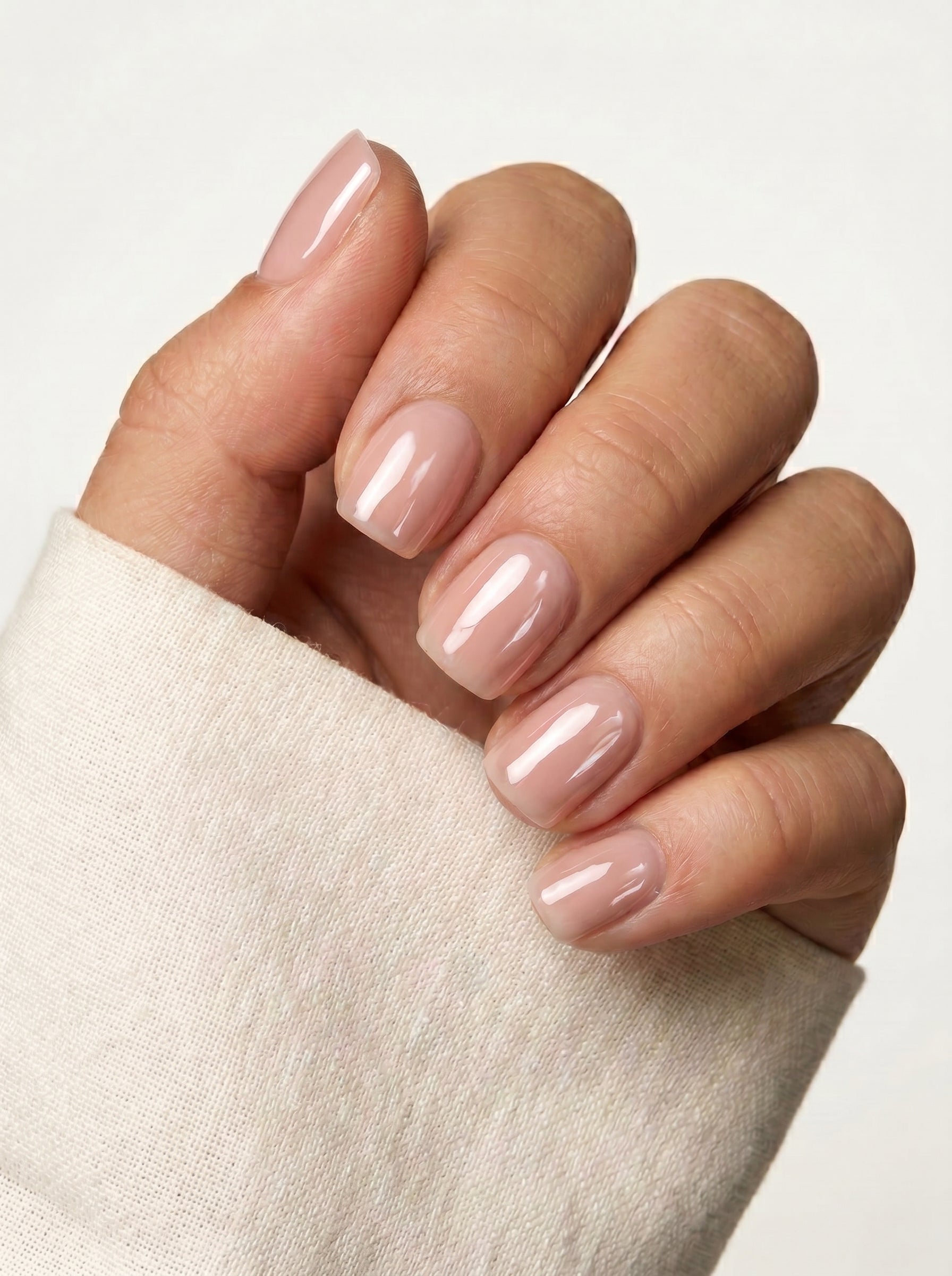 J·11 — Nude Glaze · Short Square