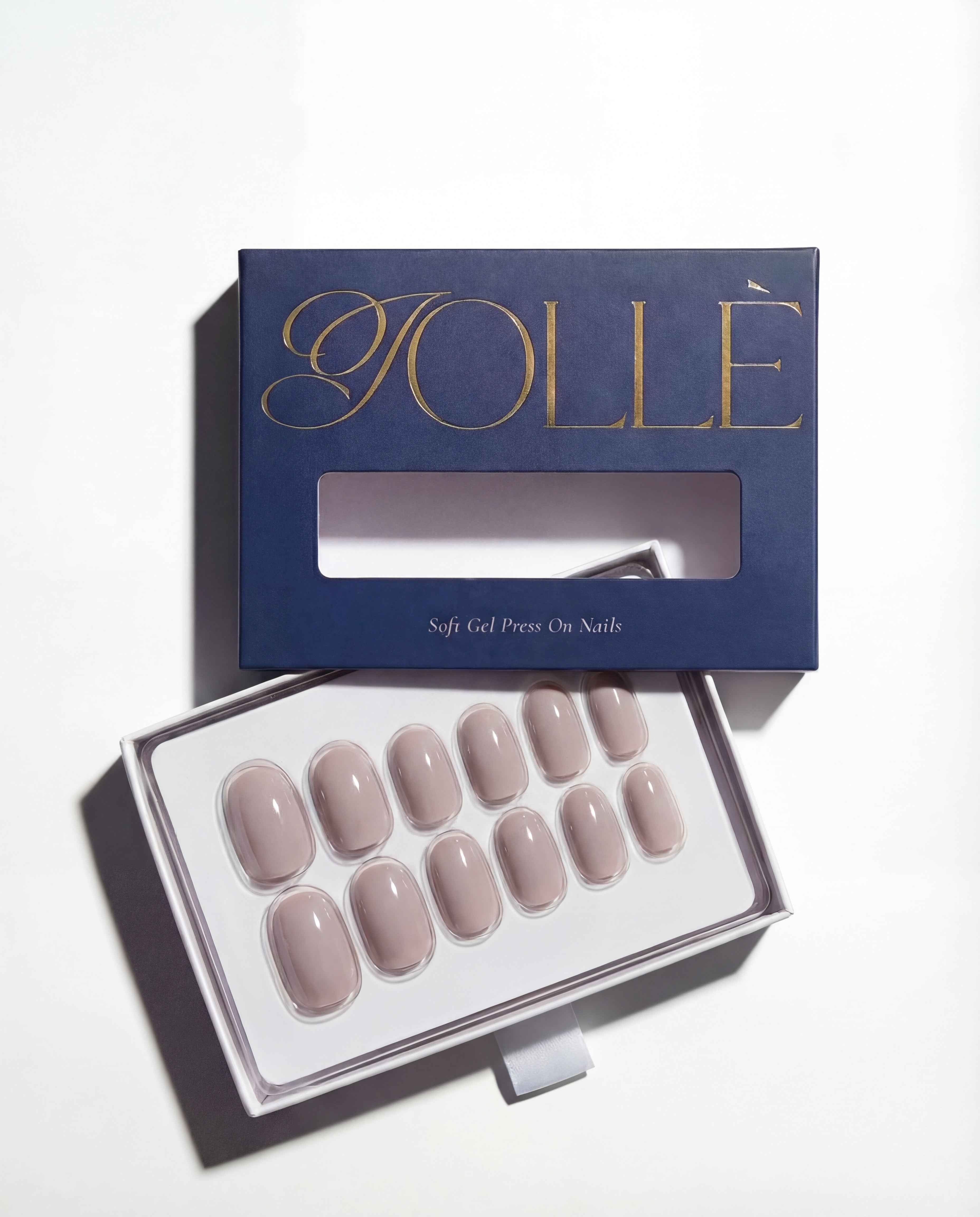 J·04  —  Nude Greige · Short Oval