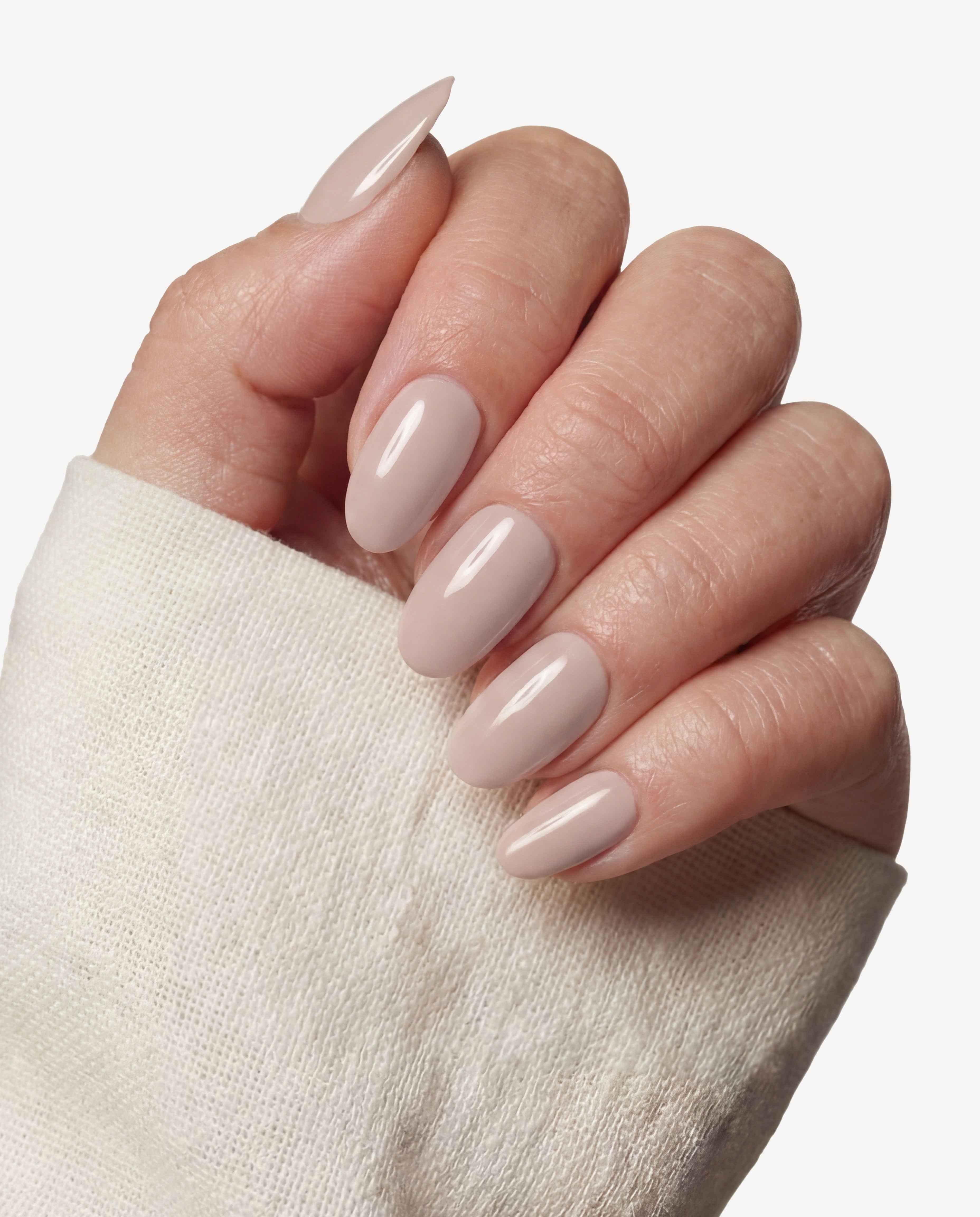 J·04  —  Nude Greige · Short Oval