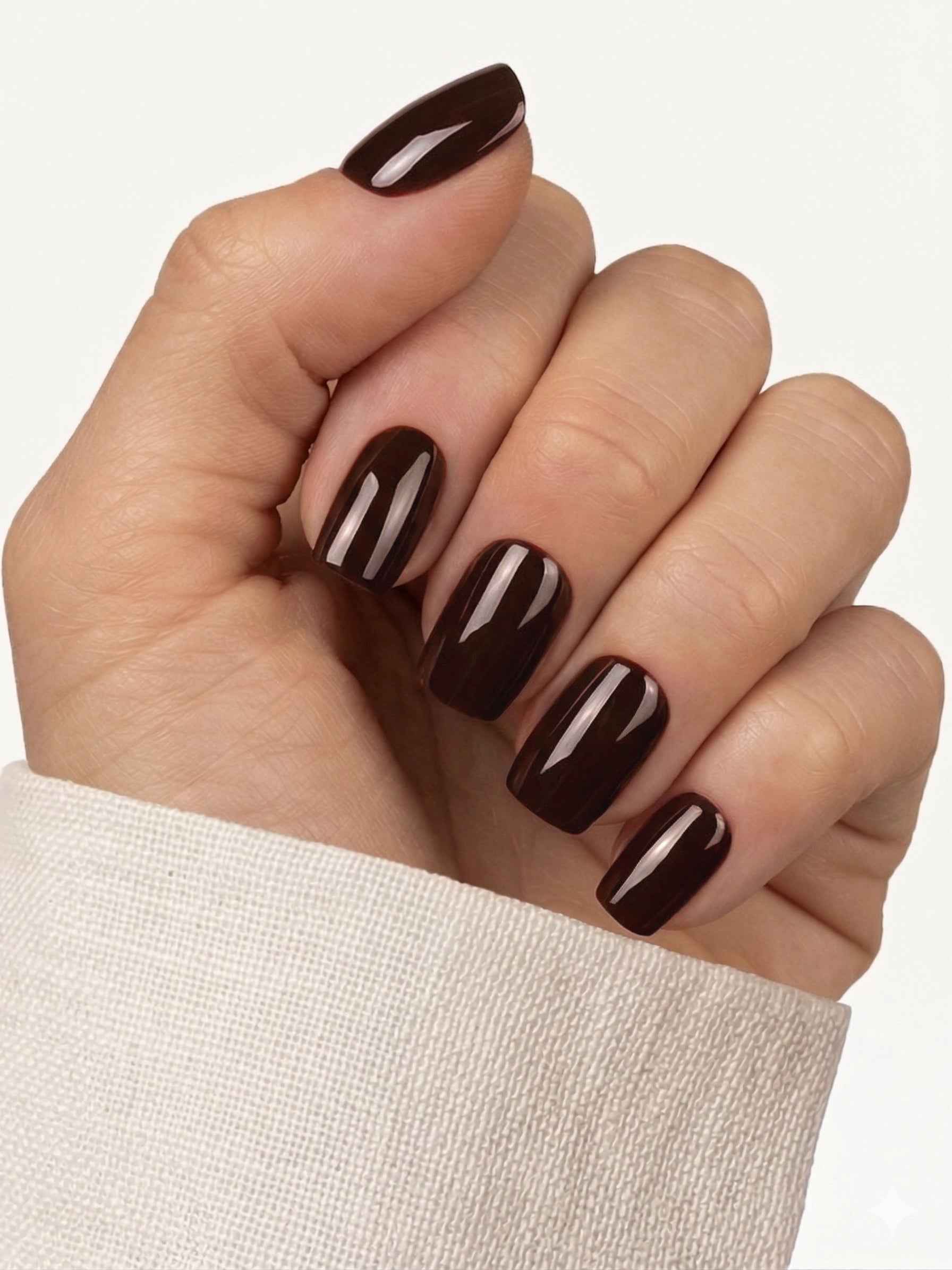J·10 — Espresso Black · Short Square